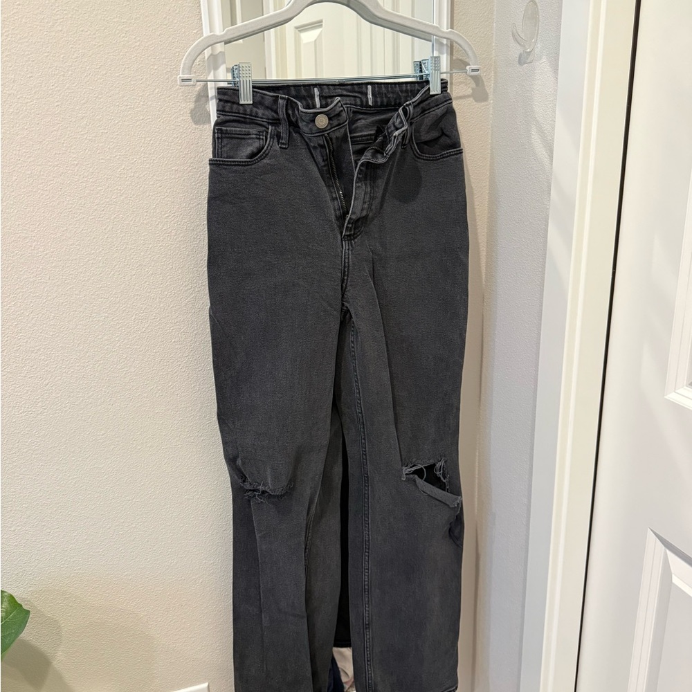 Hollister Black Straight Leg Women Jeans